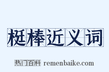 梃棒近义词是什么意思的图片